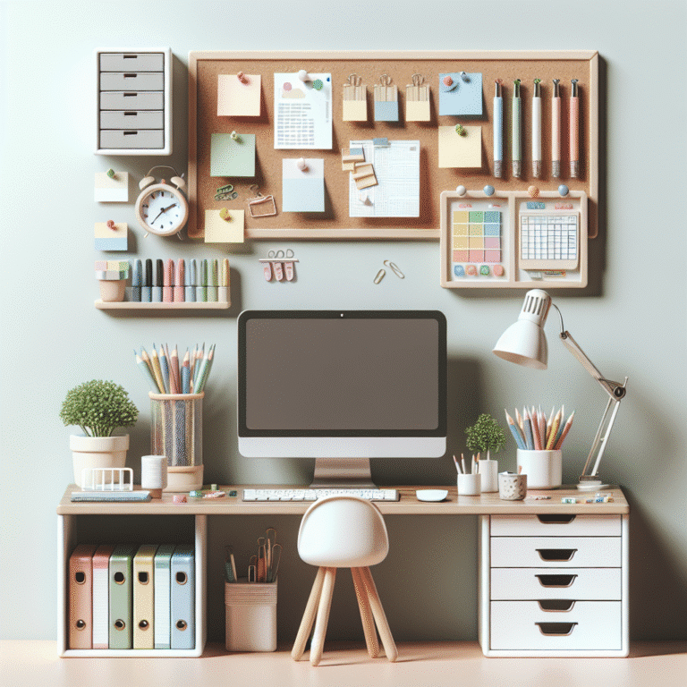 organization tools for small desks