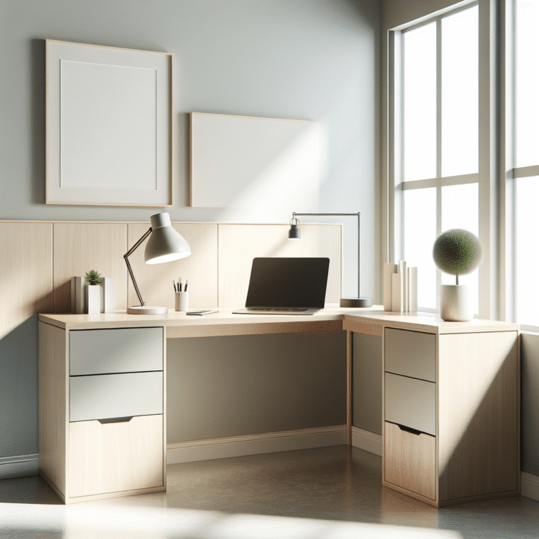 corner desk ideas for minimalist room