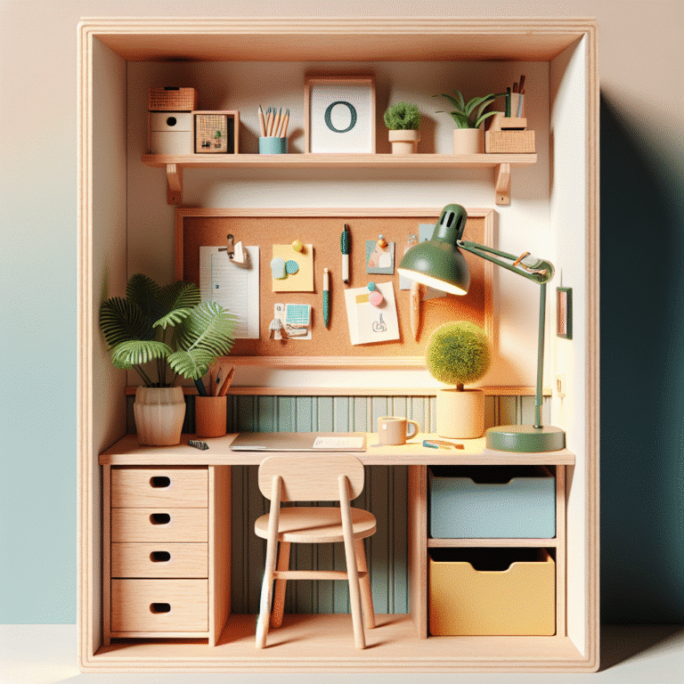 small desk ideas for tiny spaces